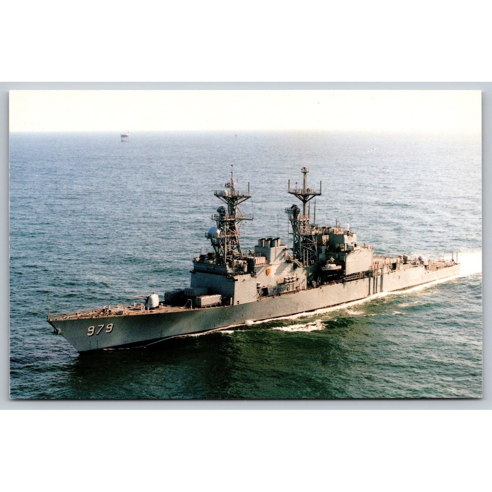 USS Conolly DD-979 Spruance Class Destroyer US Navy Vintage Postcard Norfolk‎ VA